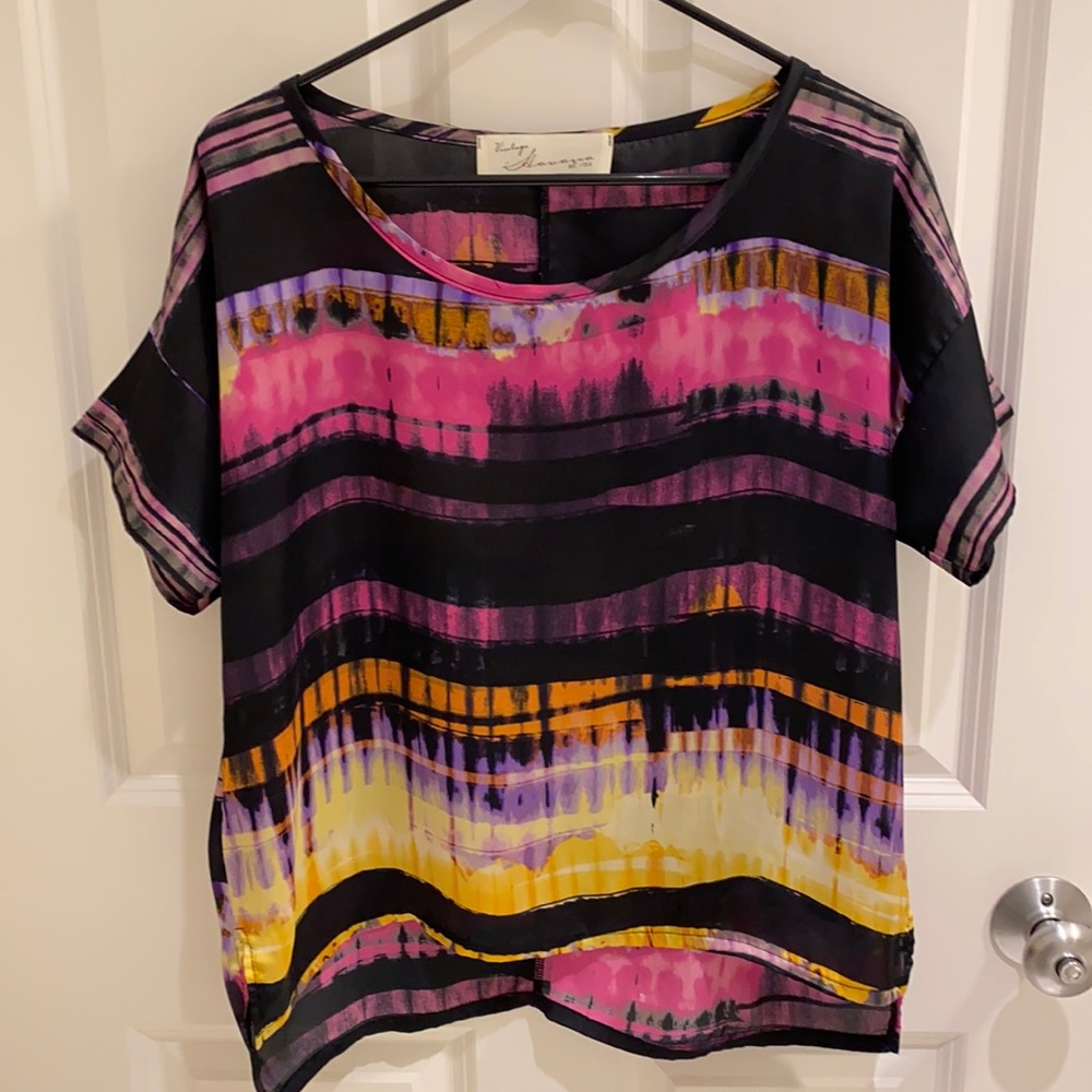 Vintage Havana Tie Dye Mutli Color Top Size S